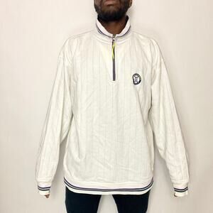Vintage 90s Tommy Hilfiger Tennis Quarter Zip sweater